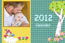 家族 photo templates ベビーのカレンダー1